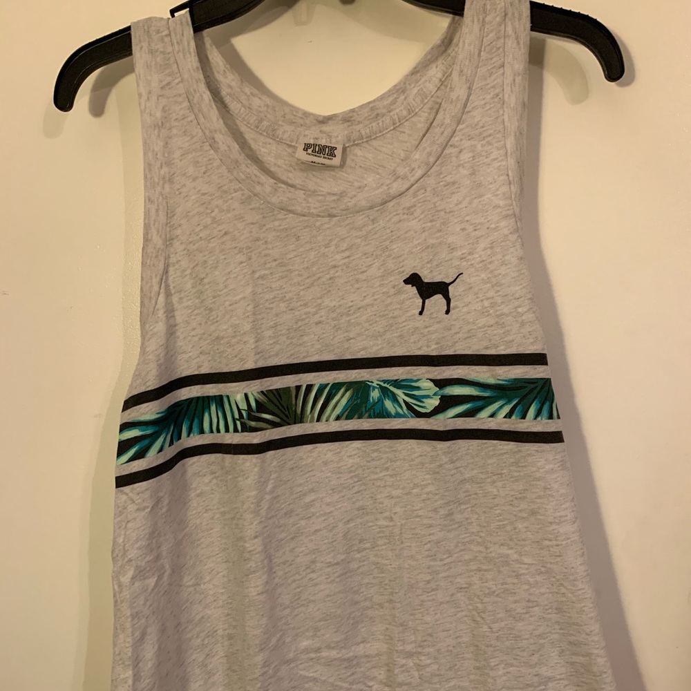 Gray tank top from PINK